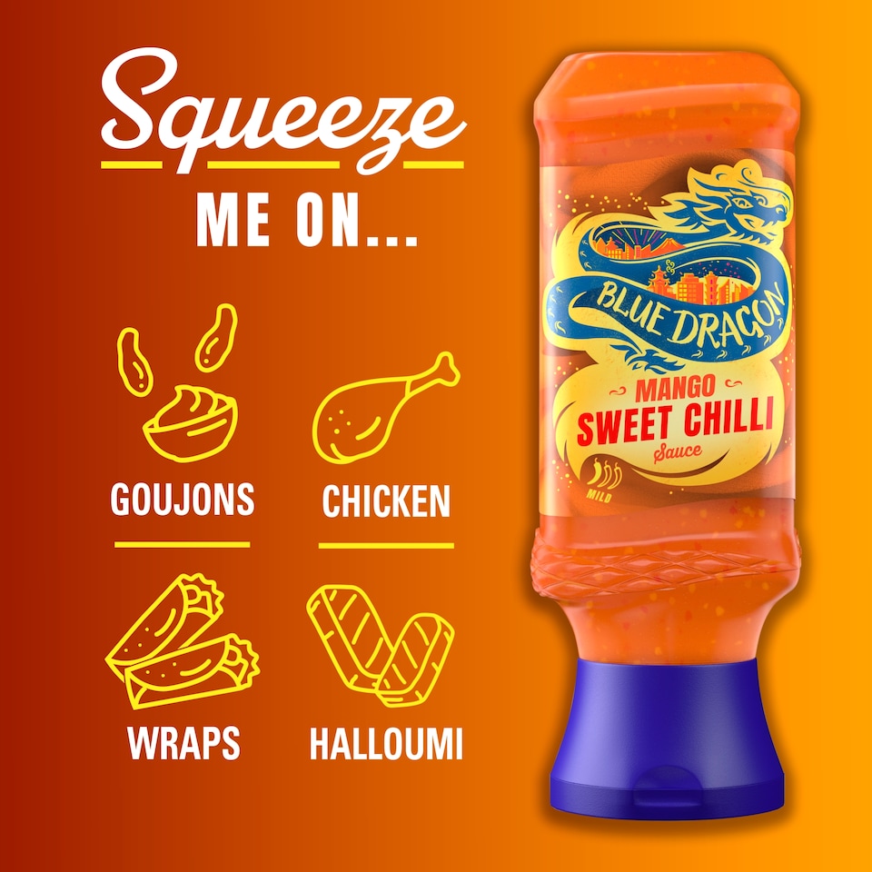 image 1 of Blue Dragon Mango Sweet Chilli Dipping Sauce 295g