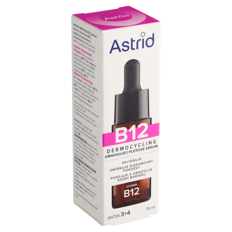 obrázok 1 z Astrid B12 dermocycling obnovujúce pleťové sérum 15 ml