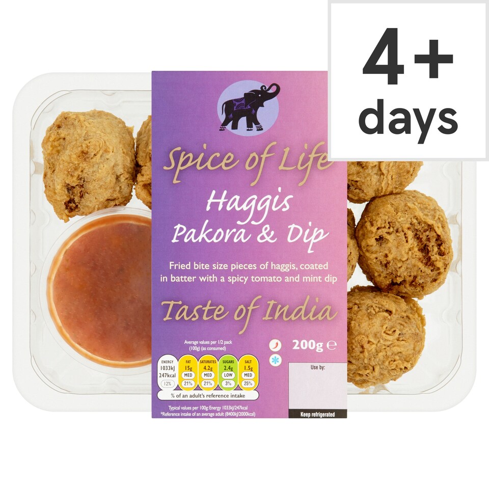 Spice Of Life Haggis Pakora & Dip 200G
