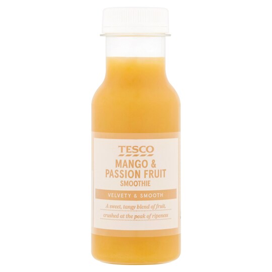 Tesco Mango And Passion Fruit Smoothie Tesco Groceries