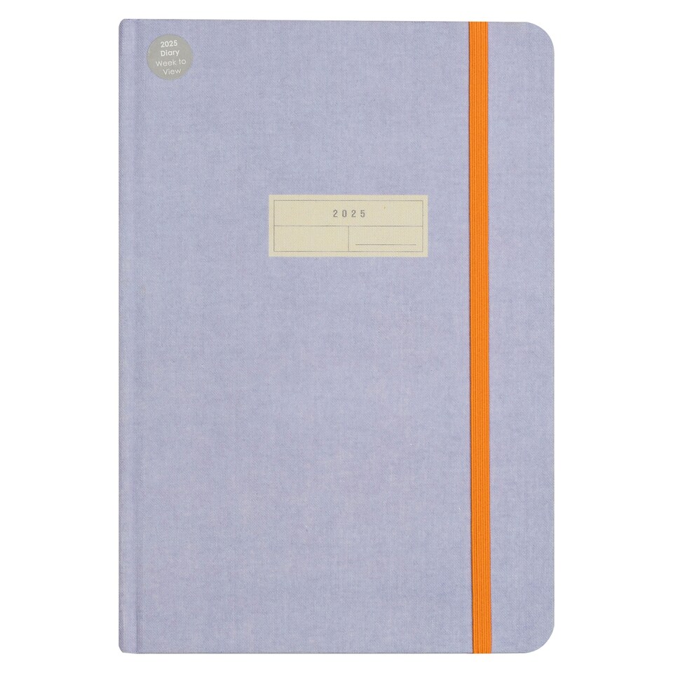 DIARY A5 WTV 2025 Lilac and orange
