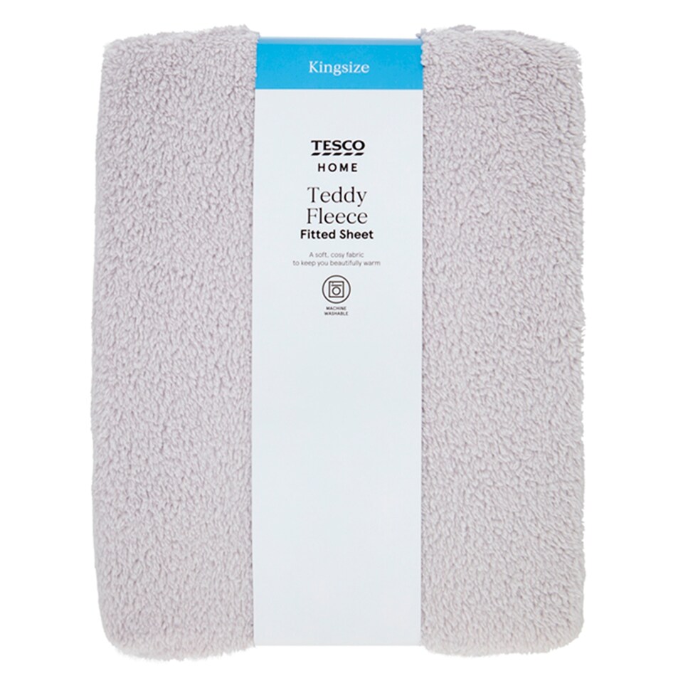 Tesco Teddy Fitted Sheet King Size