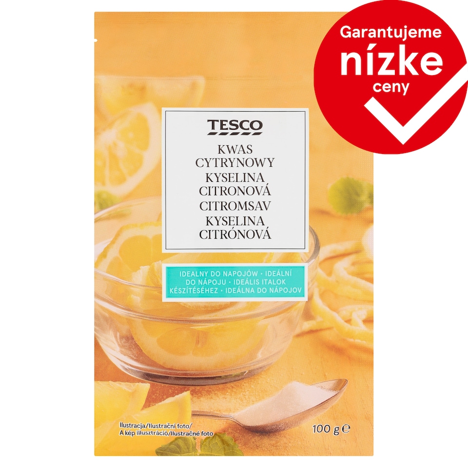 Tesco Kyselina citrónová 100 g