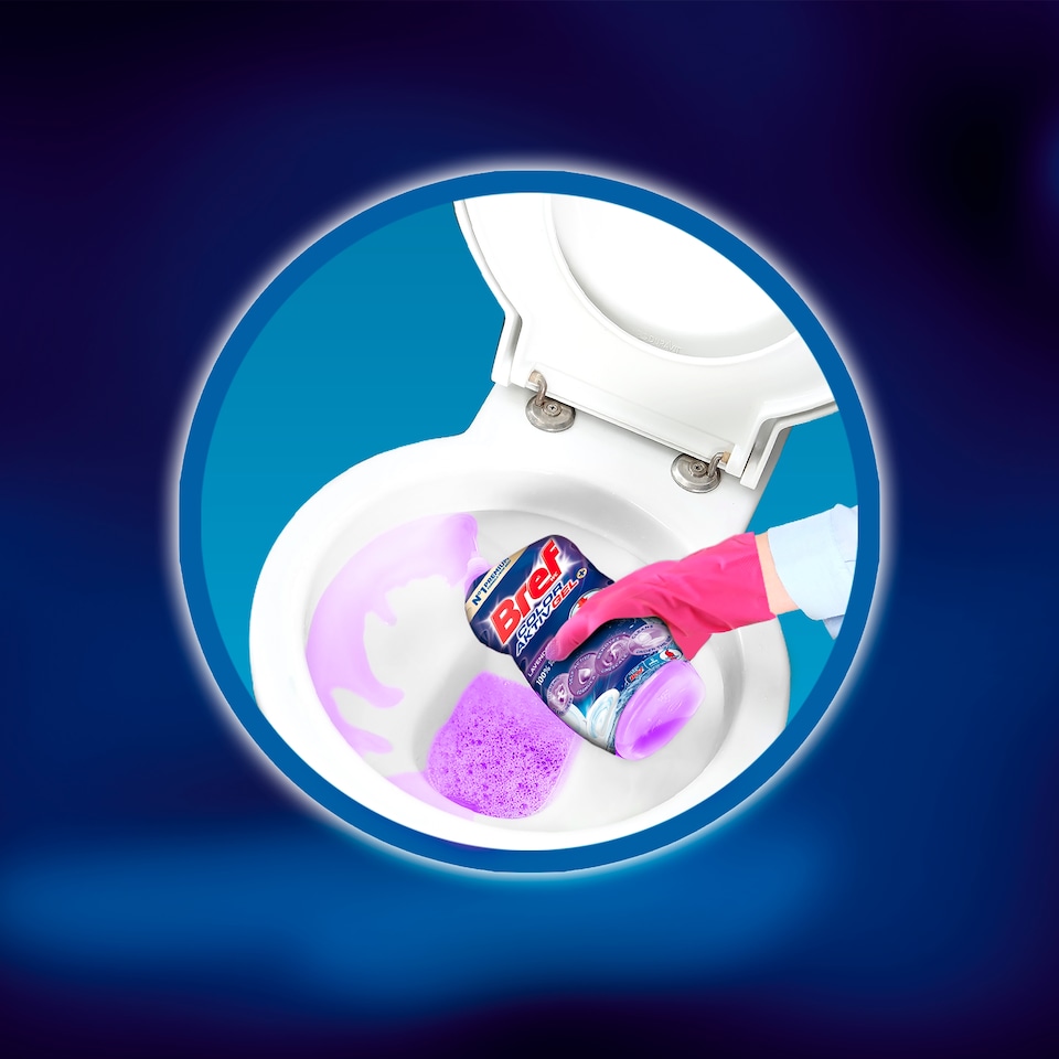 image 1 of Bref Color Aktiv Gel+ WC čistič proti nečistotám 700 ml