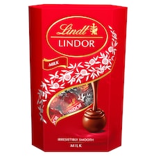 Lindt Lindor tejcsokoládé praliné lágyan olvadó töltelékkel 137 g