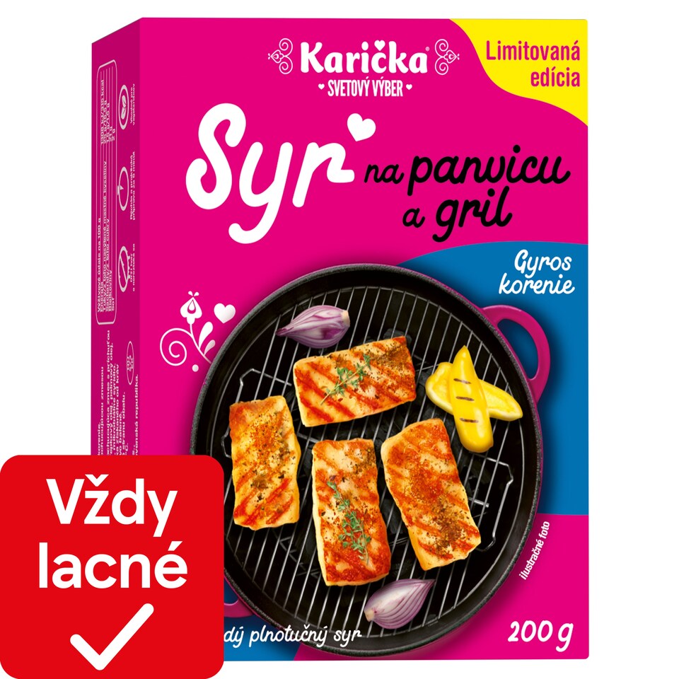 Karička Syr na panvicu a gril typu Halloumi Gyros korenie 200 g