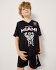image 1 of Inter Miami CF T-shirt and Shorts Set in Black