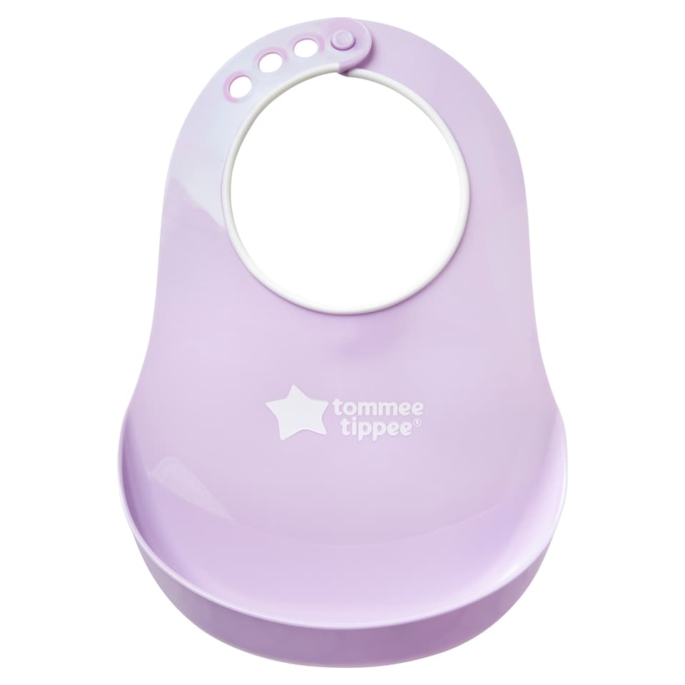 image 1 of Tommee Tippee Comfi Neck Catch All Bib 6 Months+