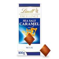 Lindt Excellence Milk Sea Salt Caramel Chocolate 100G