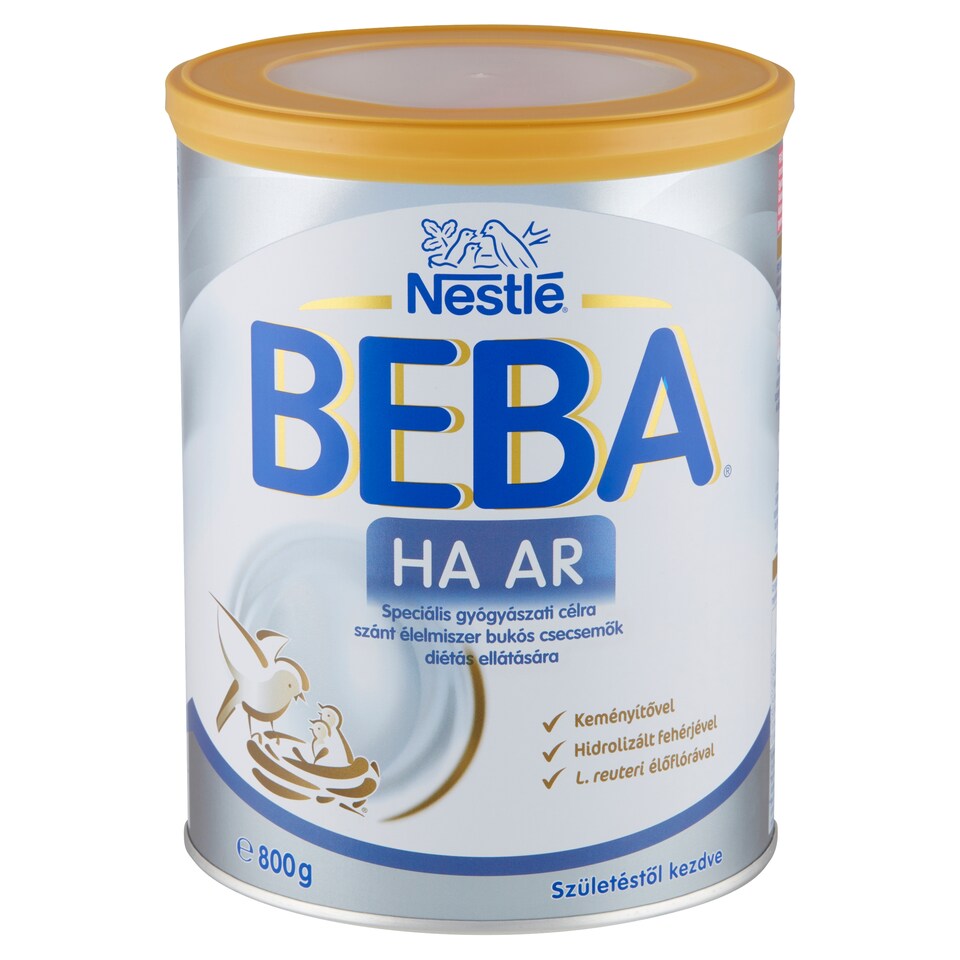 Beba HA AR speciális gyógyászati célra szánt élelmiszer születéstől kezdve 800 g  1. kép