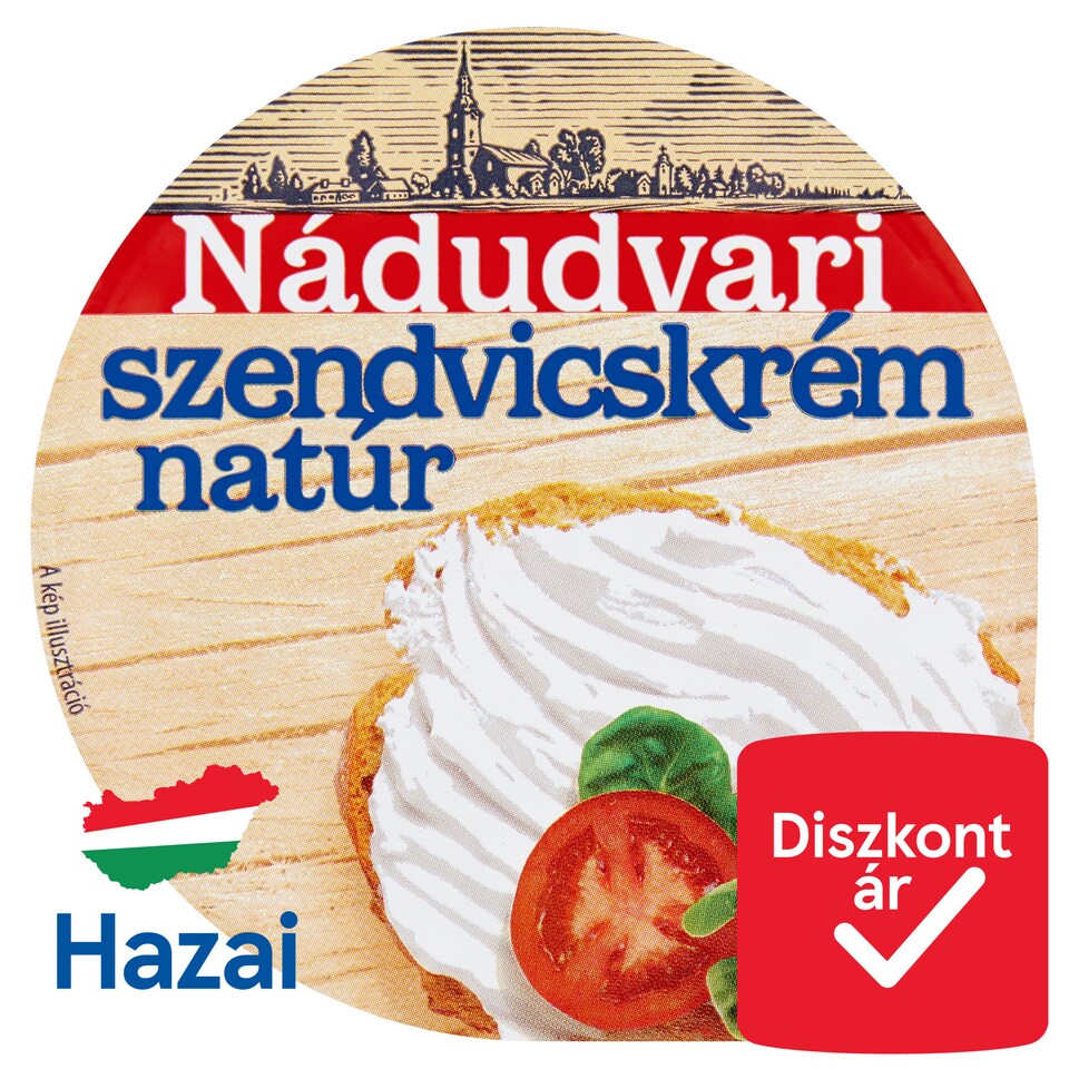 Nádudvari natúr szendvicskrém 125 g  1. kép