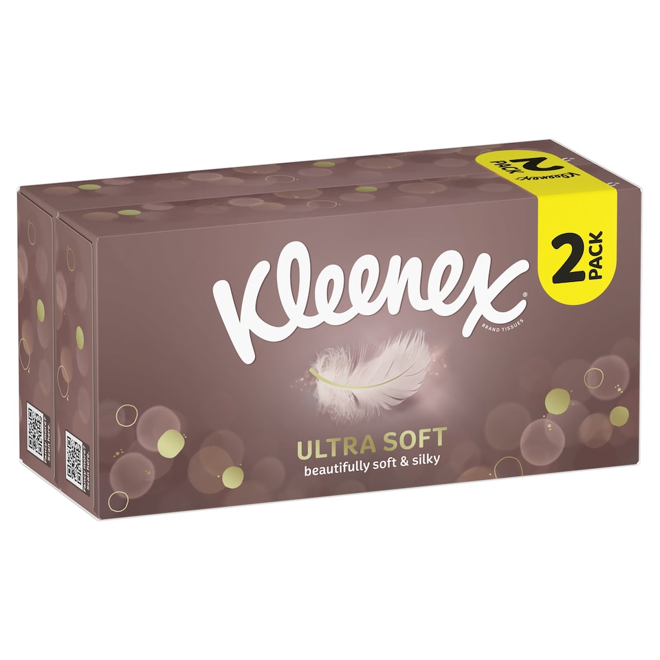 image 1 of Kleenex Ultra Soft Twin Pack Tissues 64S