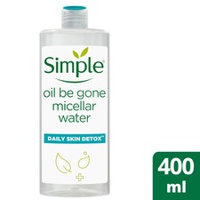 Simple Oilbegone Micellar Water Skin Face 400 Ml
