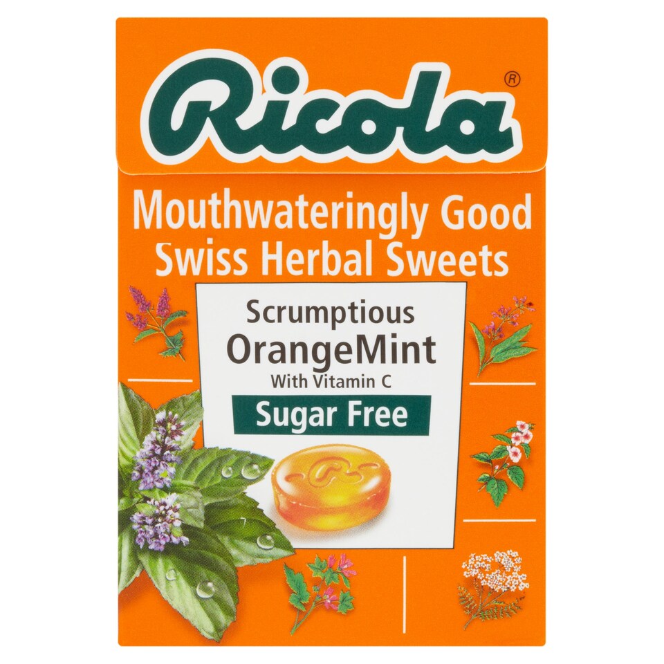 Ricola Orange Mint Sugar Free Box 45G