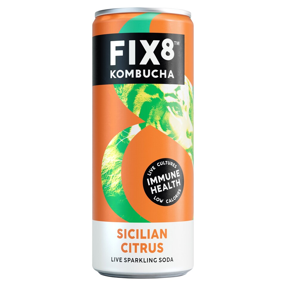 FIX8 Sicilian Citrus Kombucha 250ml