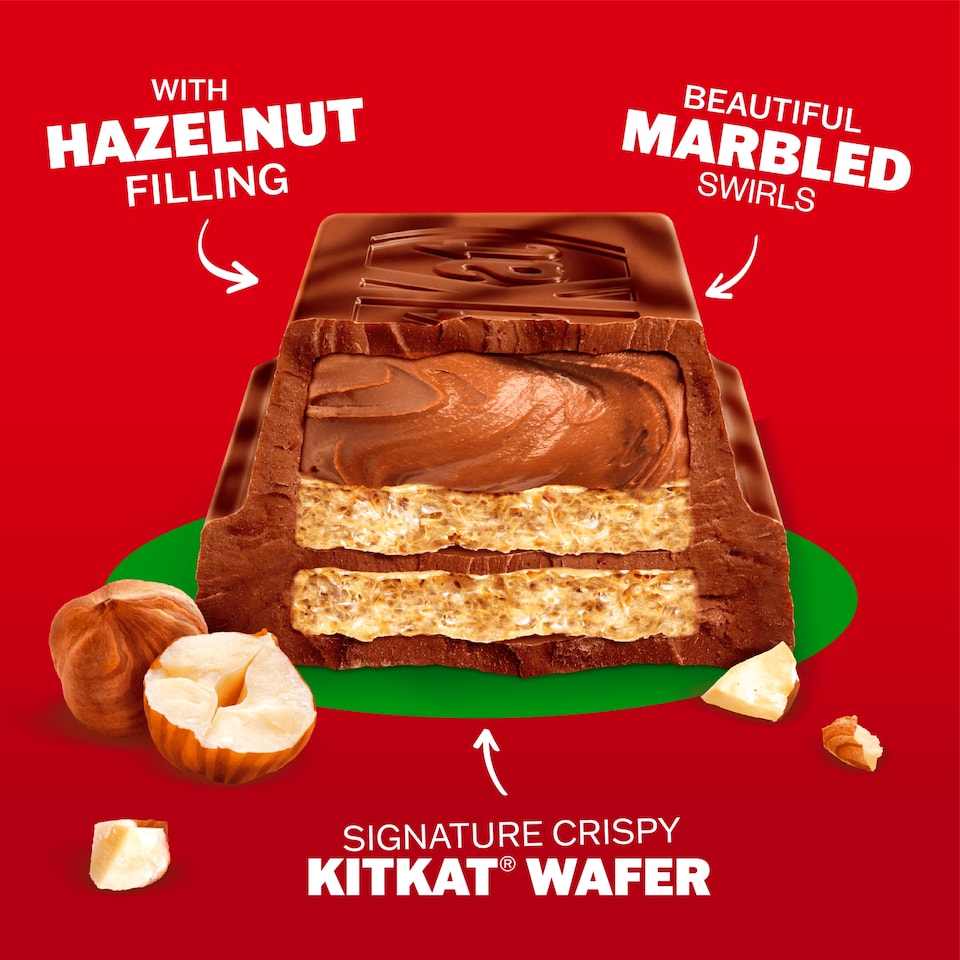 image 1 of KitKat Hazelnut Chocolate Sharing Bar 99g