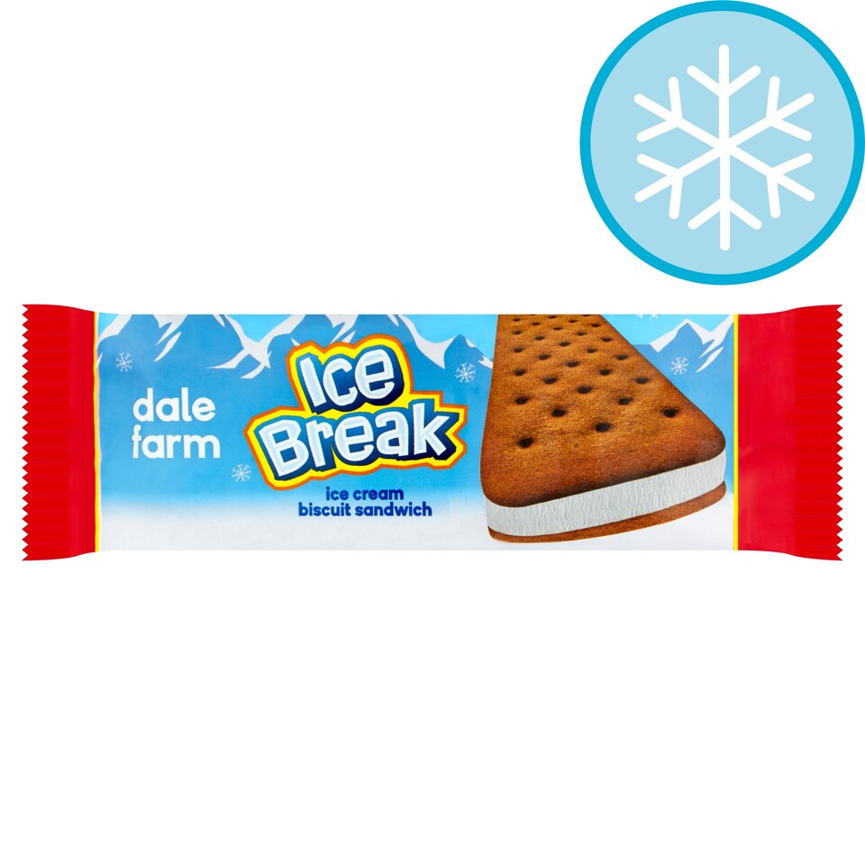  Dale Farm Ice Break Ice Cream Biscuit Sandwich Ice Break 110ml