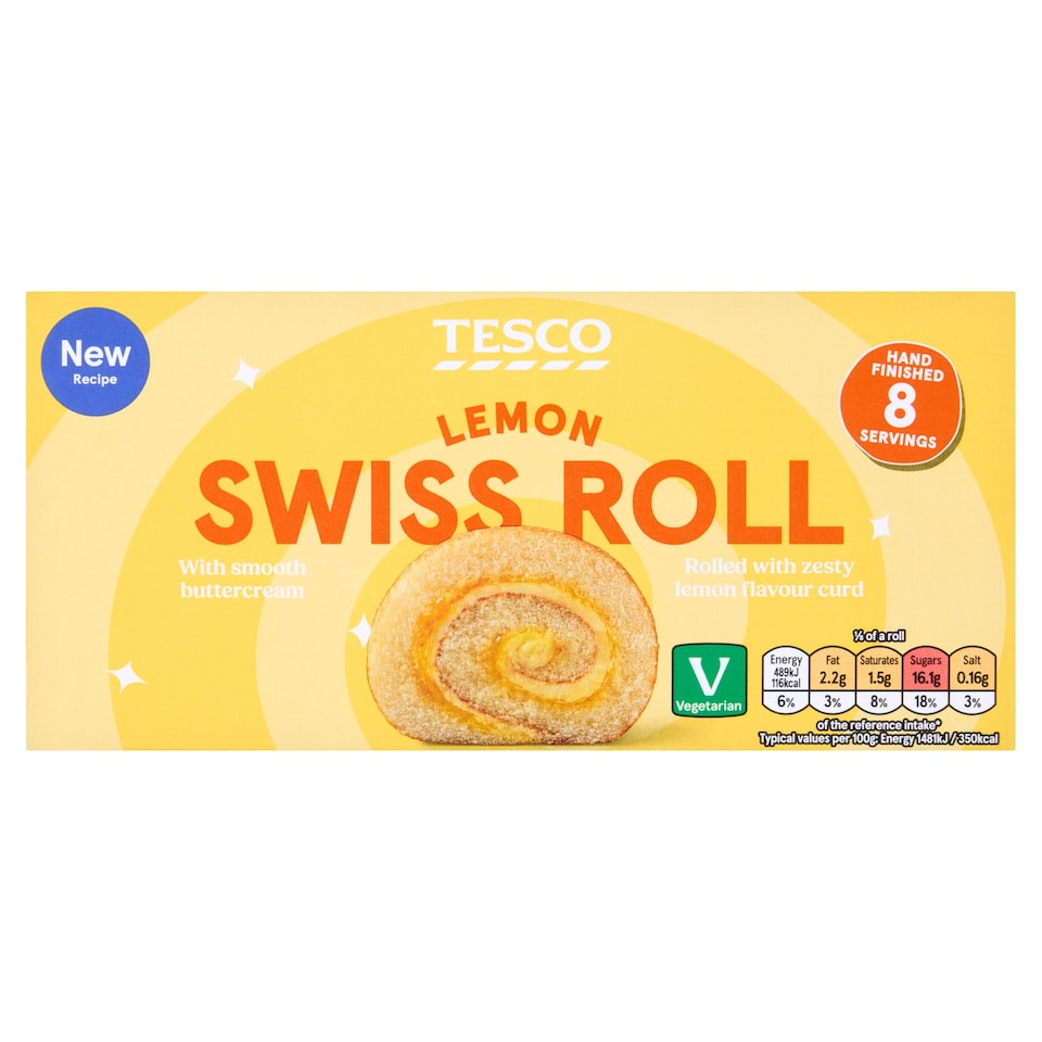 Tesco Lemon Swiss Roll