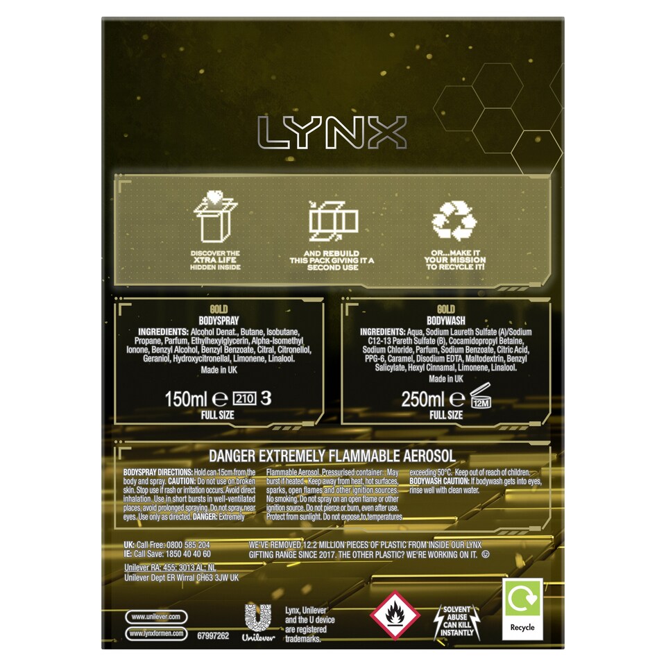 image 1 of Lynx Gold Duo Gift Set