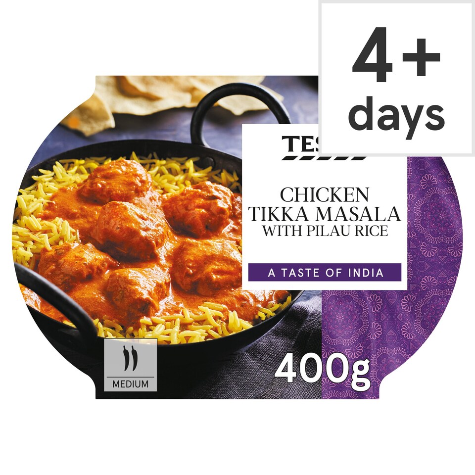 Tesco Chicken Tikka Masala & Pilau Rice 400G - Tesco Groceries