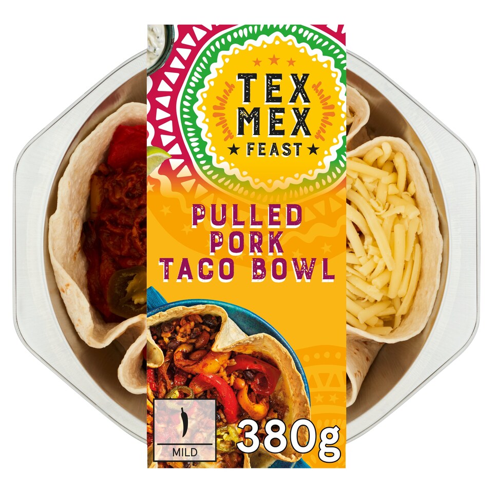 Tex Mex Feast Pulled Pork Taco Bowl 380g