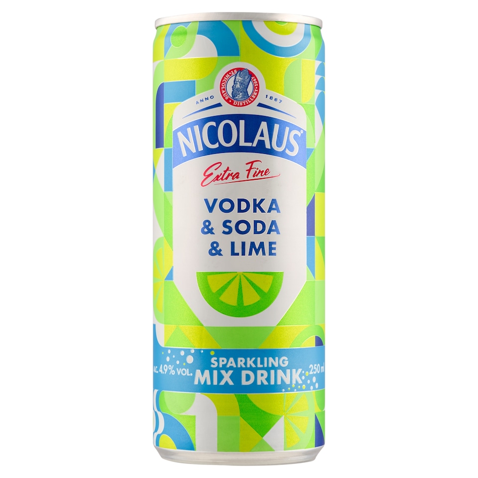 St. Nicolaus Extra Fine Vodka & Soda & Lime 250ml