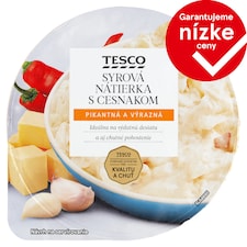 Tesco Syrová nátierka s cesnakom 135 g