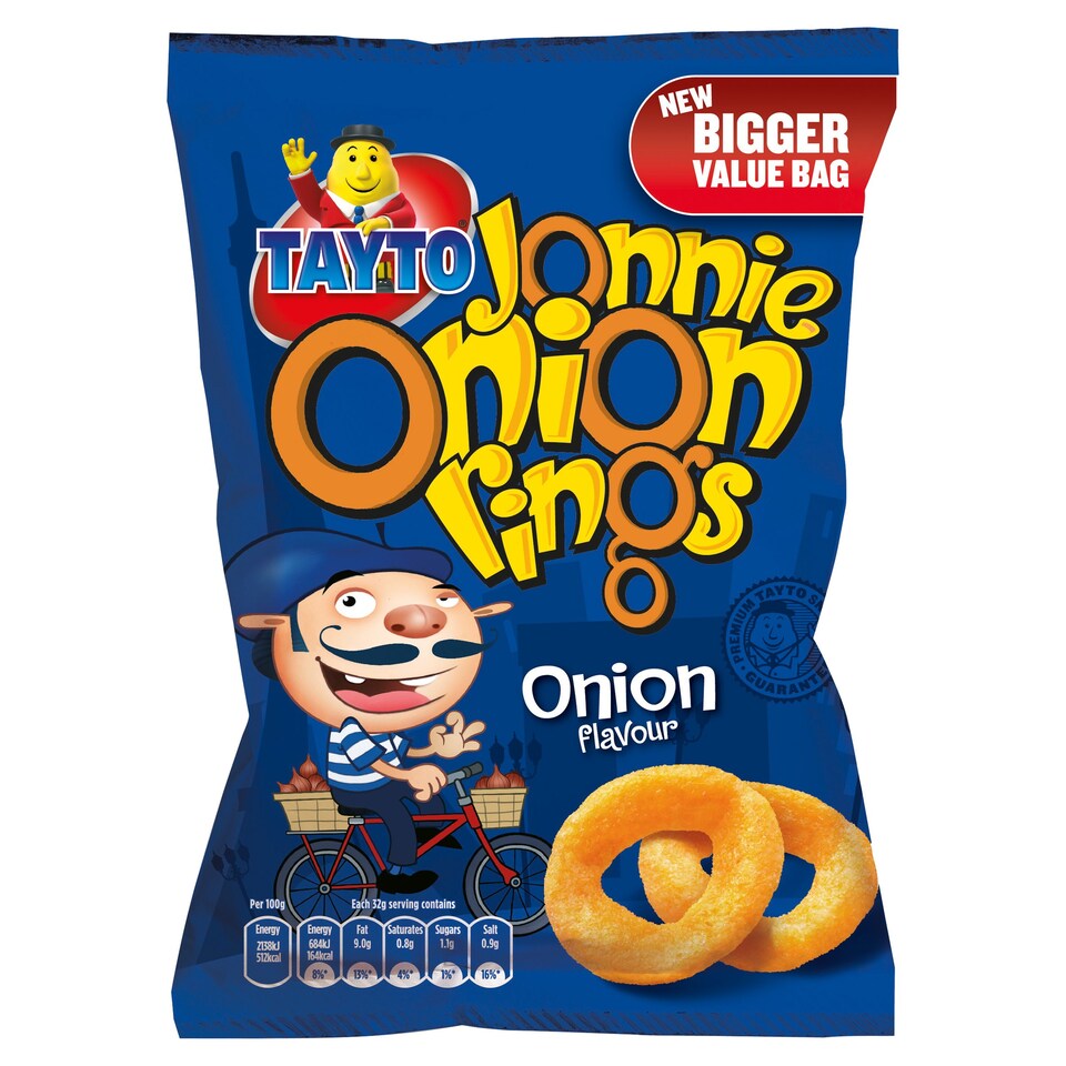 Tayto Jonnie Onion Rings 32G