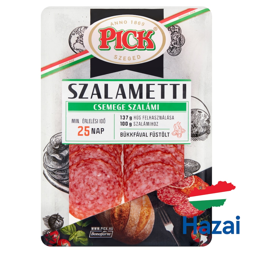 PICK Szalametti szeletelt csemege szalámi 70 g  1. kép