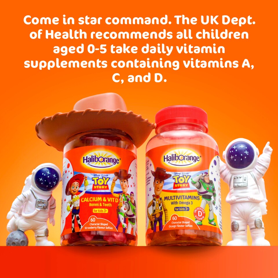 image 1 of Haliborange Disney Toy Story Multivitamins With Omega 3Y+ x60