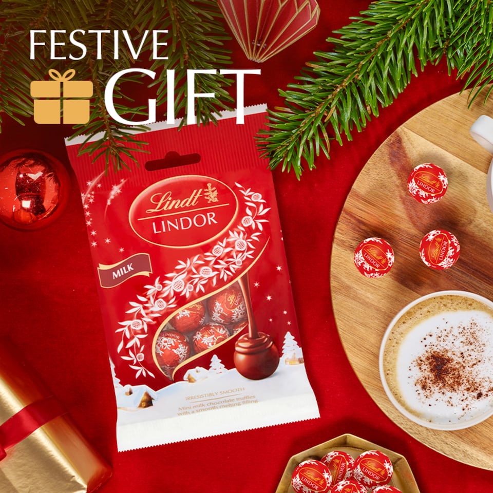 image 1 of Lindt Lindor Mini Milk Chocolate Truffles 80G