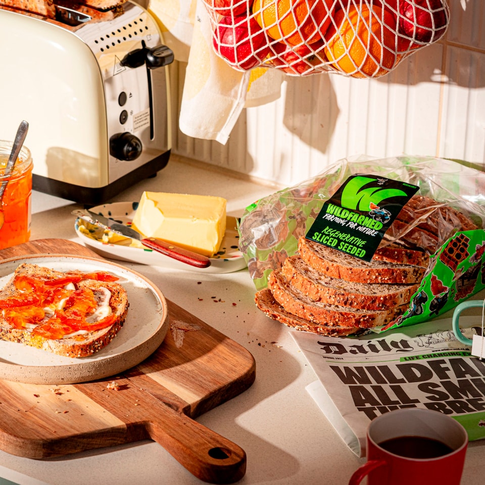 image 1 of Wildfarmed Sliced Seeded Bread 550g