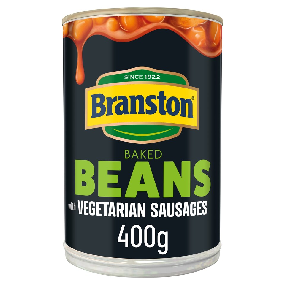 Branston Baked Beans & Vegetarian Sausage 400G Tesco Groceries