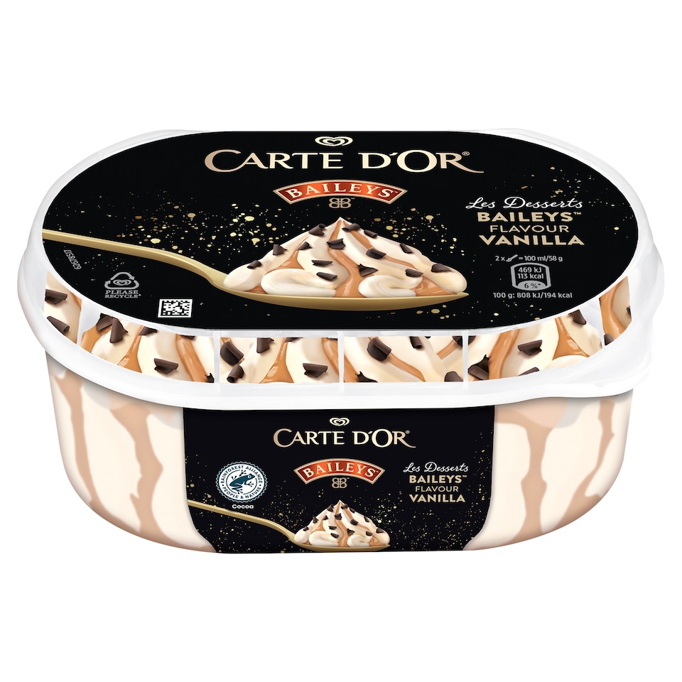 CARTE D'OR Jégkrém Baileys ízű 825 ml
