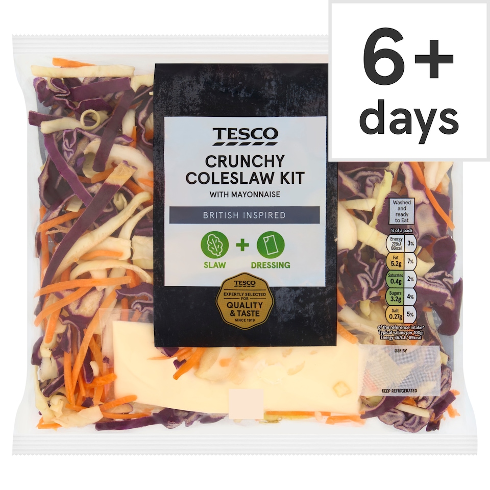 Tesco Crunchy Coleslaw Mix 300G
