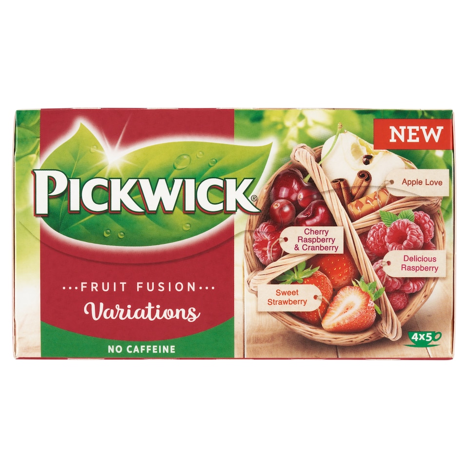 obrázok 1 z Pickwick Fruit Fusion Variations výber ovocných čajov a ovocnobylinného čaju 20 ks 38,75 g