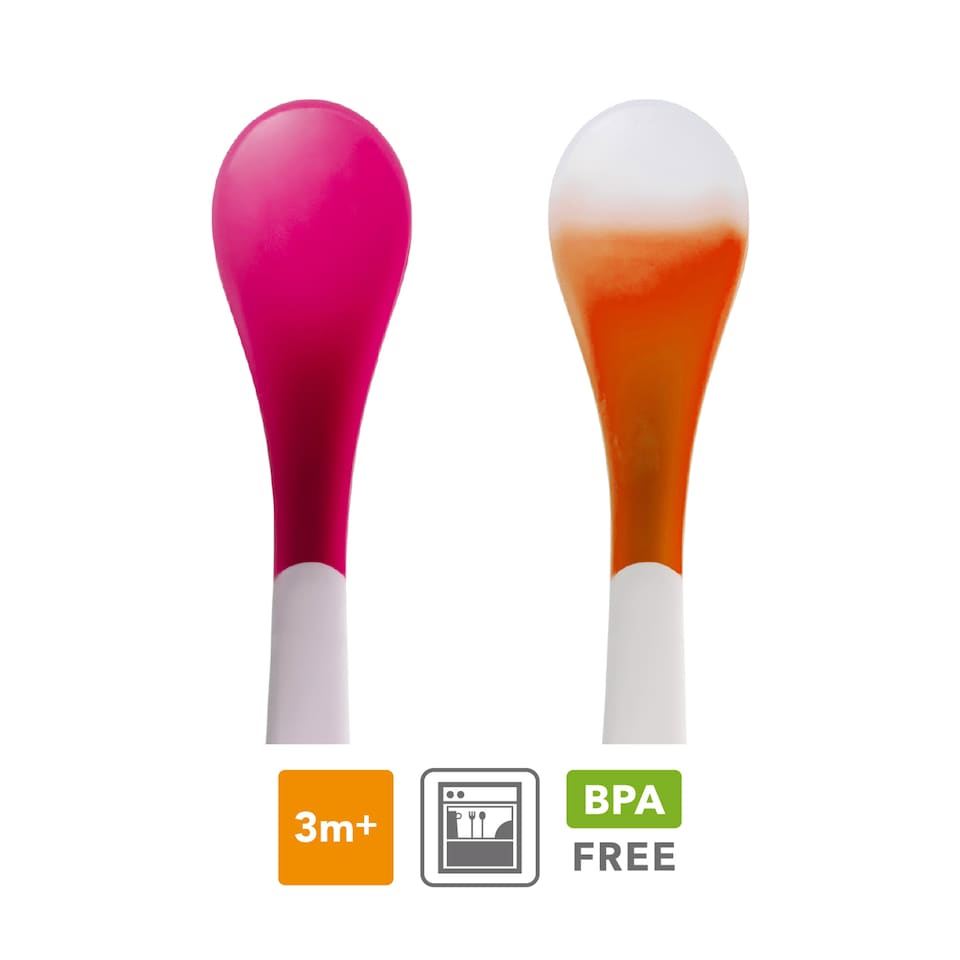 image 1 of Munchkin White Hot Safety Spoons 4 Pack