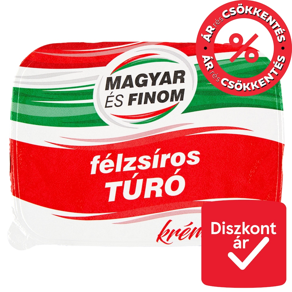 Magyar és Finom Semi-Fat Creamy Cottage Cheese 250 g