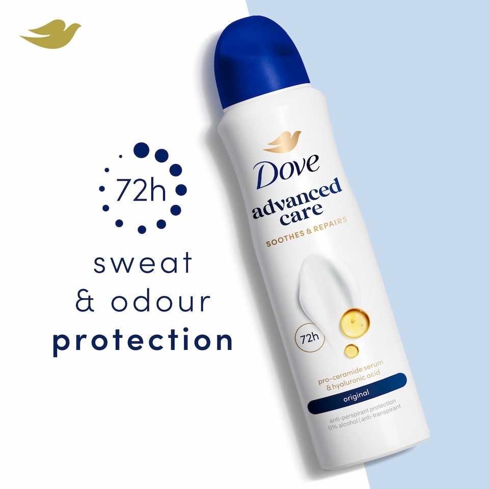 image 1 of Dove Women Original 72h Advanced Care Antiperspirant Deodorant 200ml