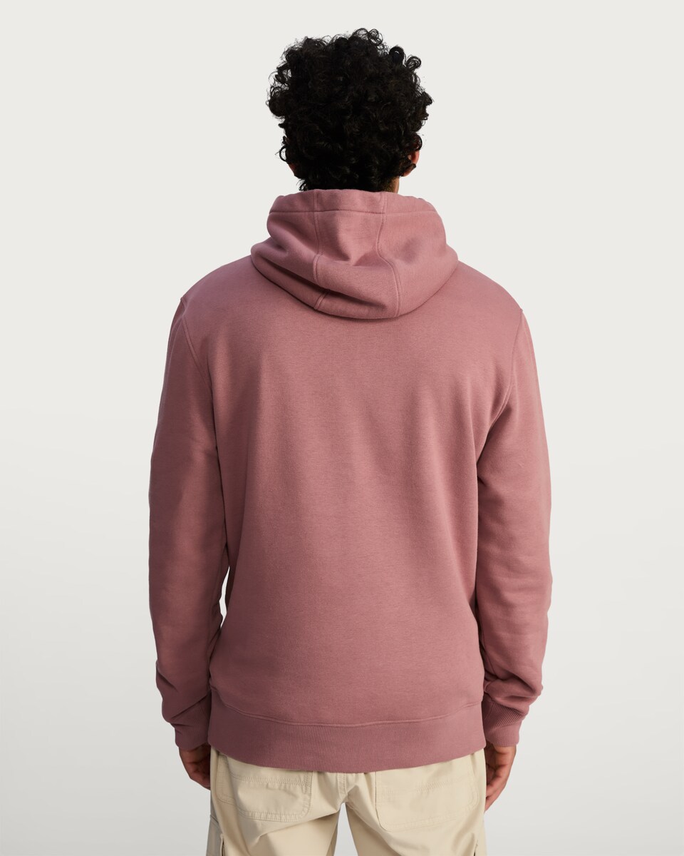 image 1 of F&F Regular Fit Cotton Rich Drawstring Hoodie in Pink