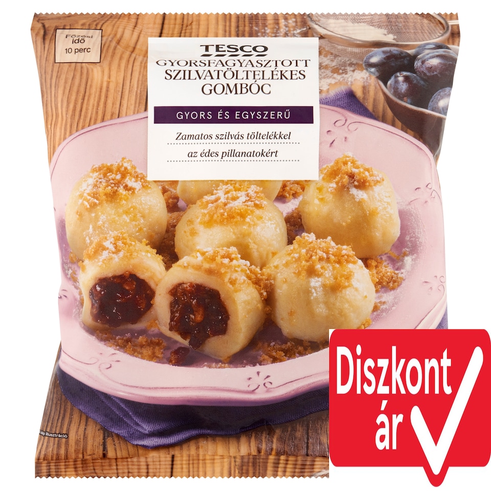 Tesco Quick-Frozen Dumpling with Plum Filling 600 g