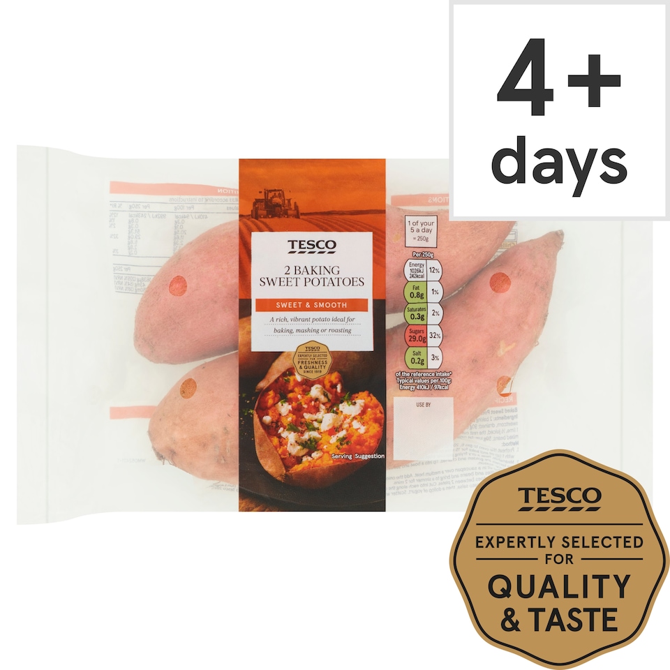 Tesco Baking Sweet Potatoes 2 Pack