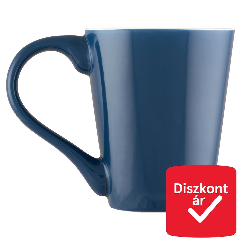 Tesco kék bögre