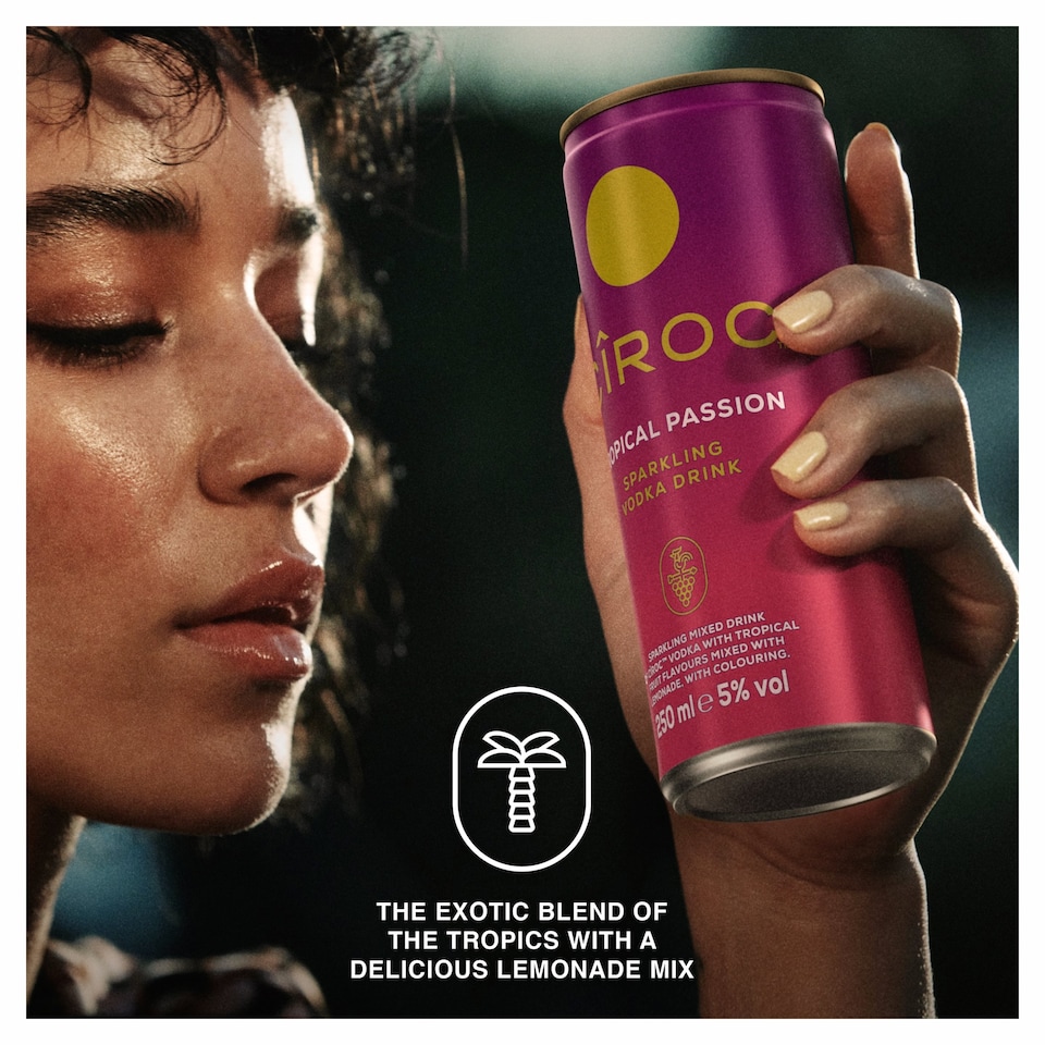 image 1 of Ciroc Tropical Passion and Lemonade 250ml