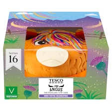 Tesco Angus The Highland Cow Cake Serves 16