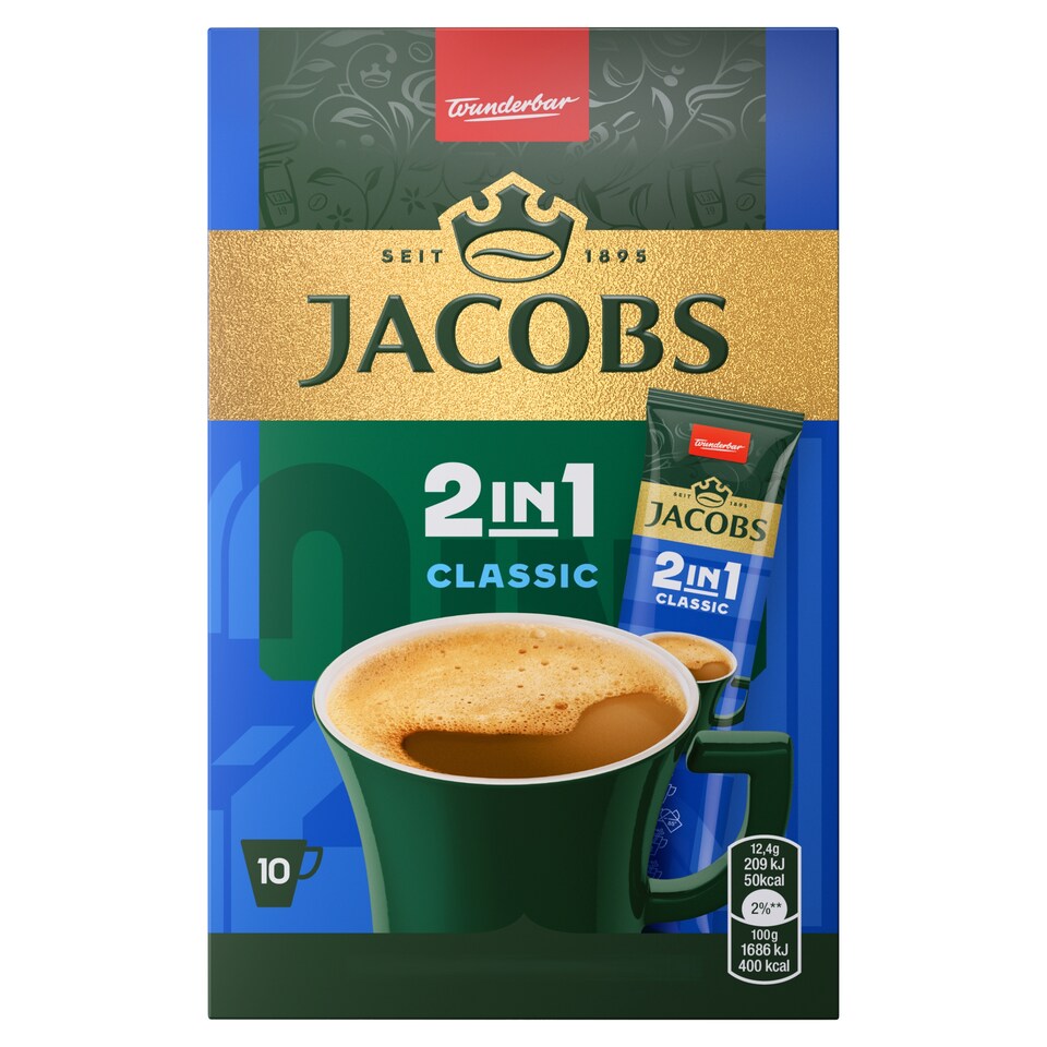 Jacobs Classic 2in1 10 x 12,4 g (124 g)