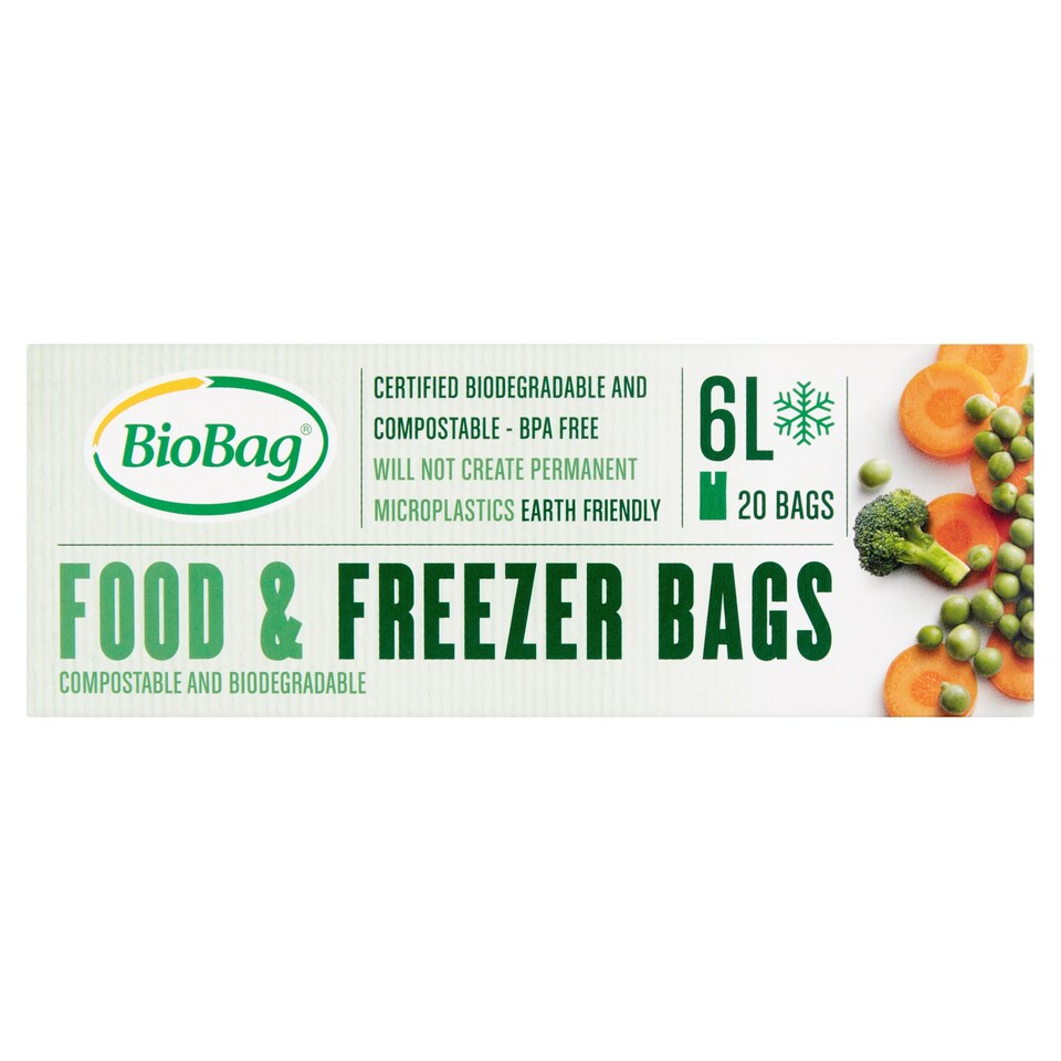 Biobag Biological Freezer And Food 6L 20 Bags