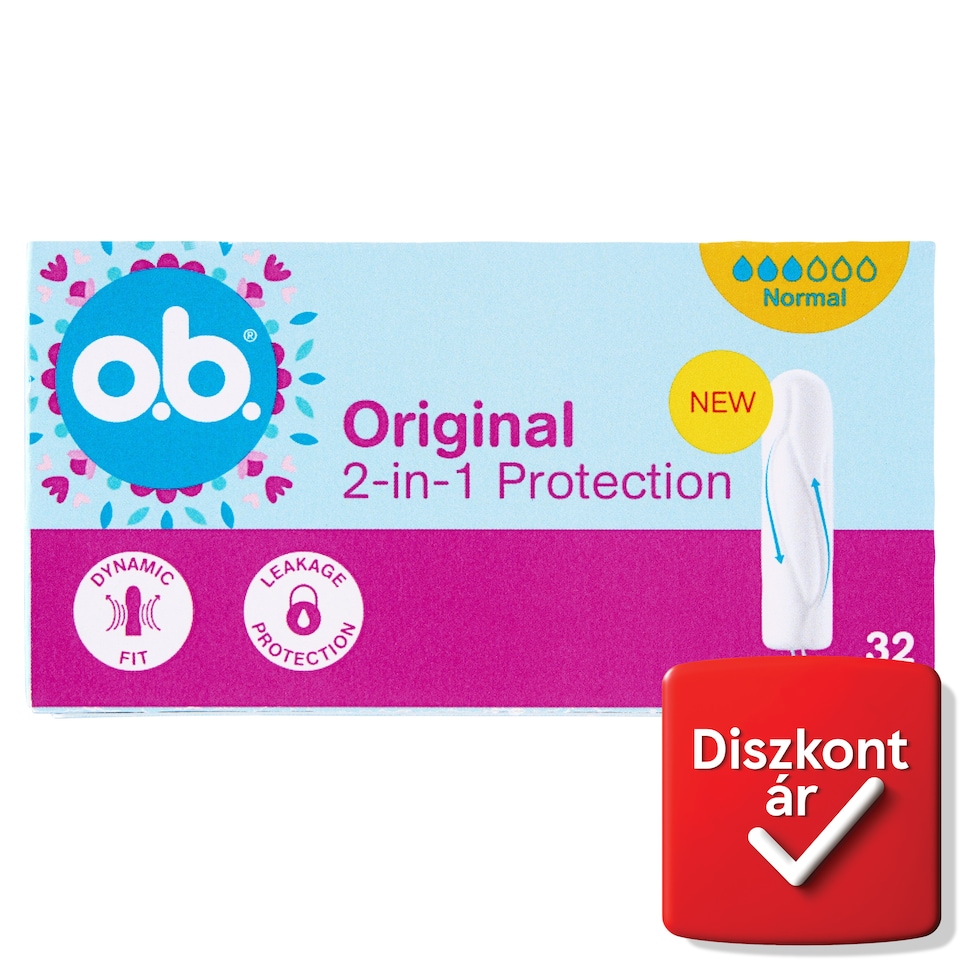 o.b. Original Normal Tampons 32 pcs