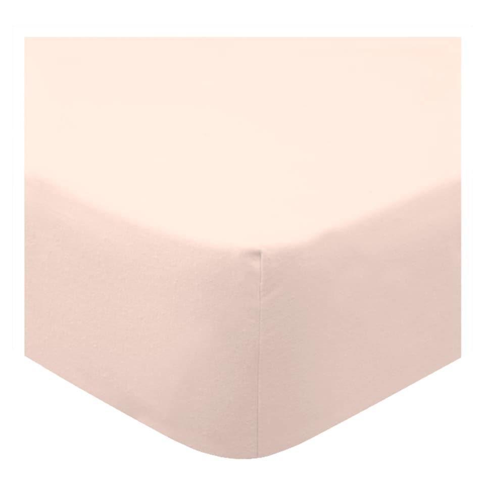 Tesco Blush Supersoft Fitted Sheet Single