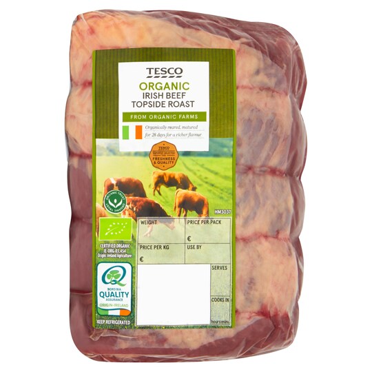 Tesco Organic Irish Beef Topside Roast Tesco Groceries